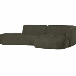 Clearance WOOOD Polly chaise longue rechts warm Groen