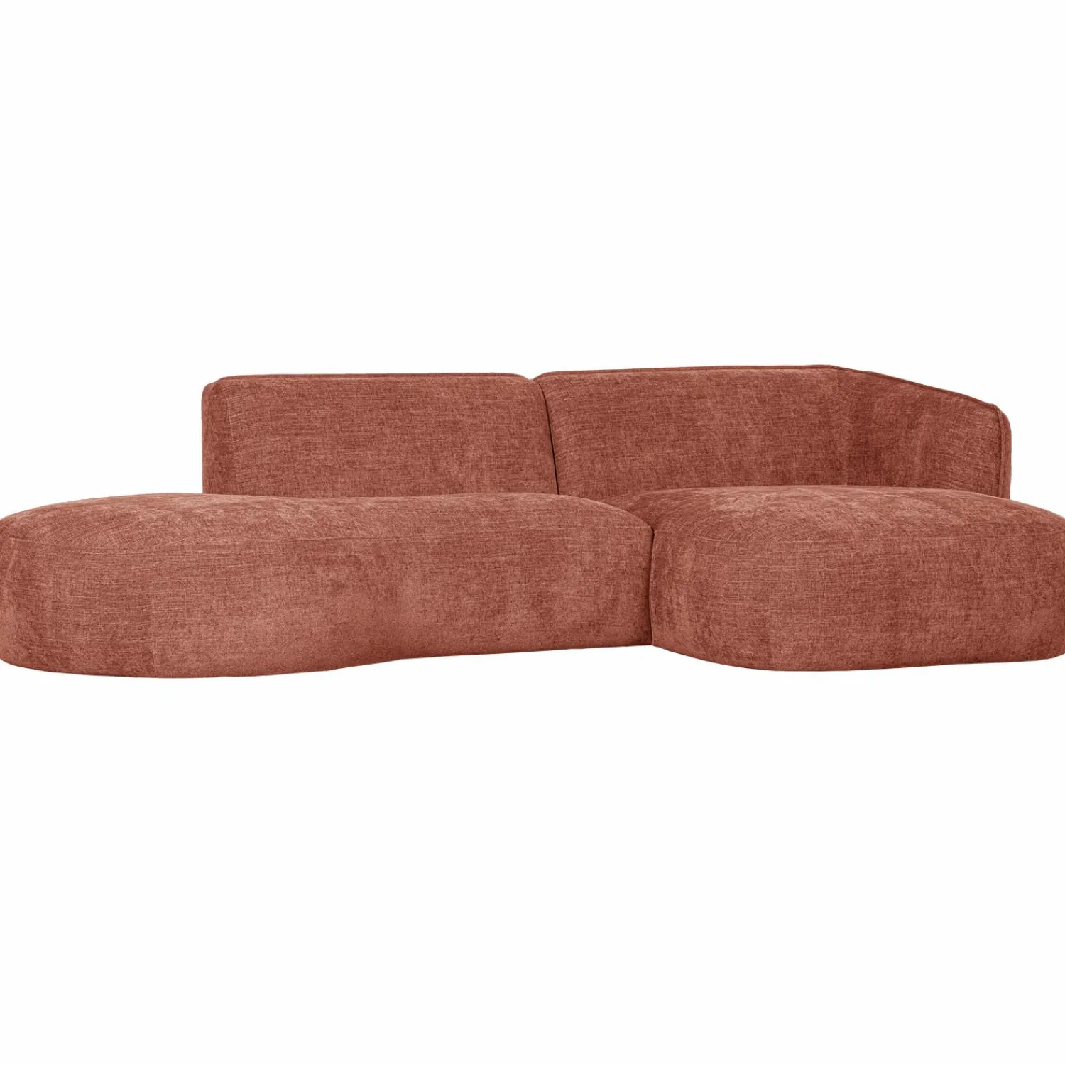 Best WOOOD Polly chaise longue rechts Roze