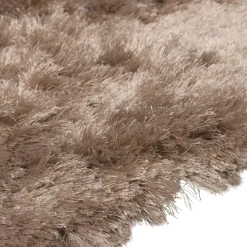 Hot WOOOD Praline vloerkleed nougat ø200 cm