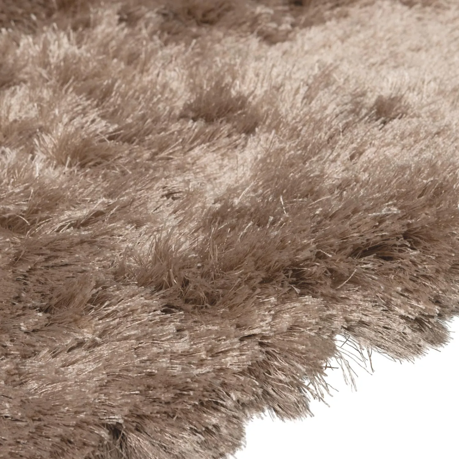 Hot WOOOD Praline vloerkleed nougat ø200 cm