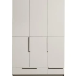 WOOOD Pure 3-deurs hang/legkast - splitdeur grenen dust