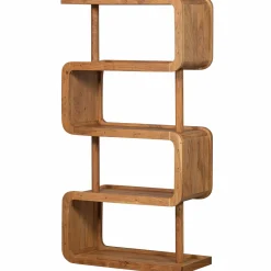 New WOOOD Rattle open kast hout naturel