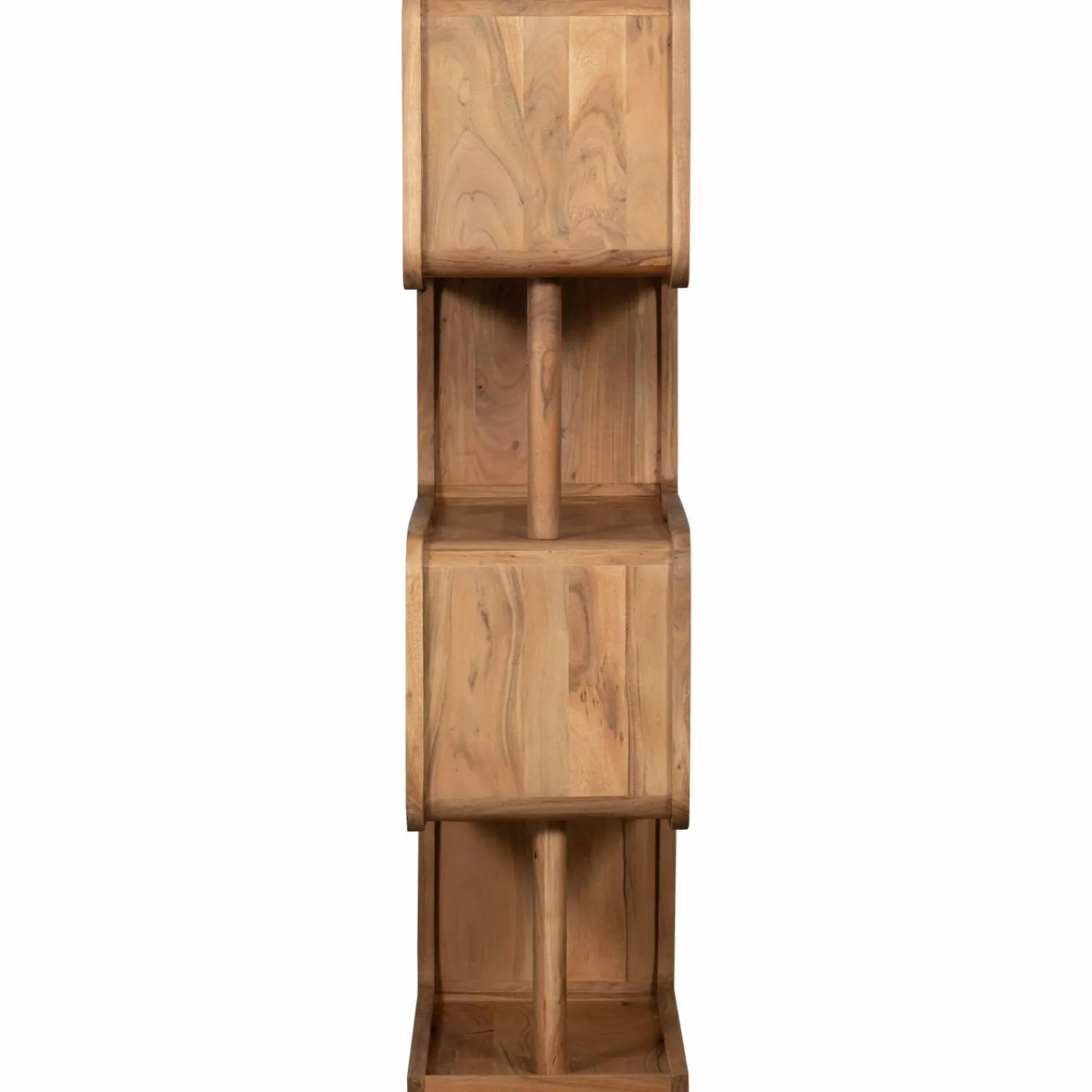New WOOOD Rattle open kast hout naturel