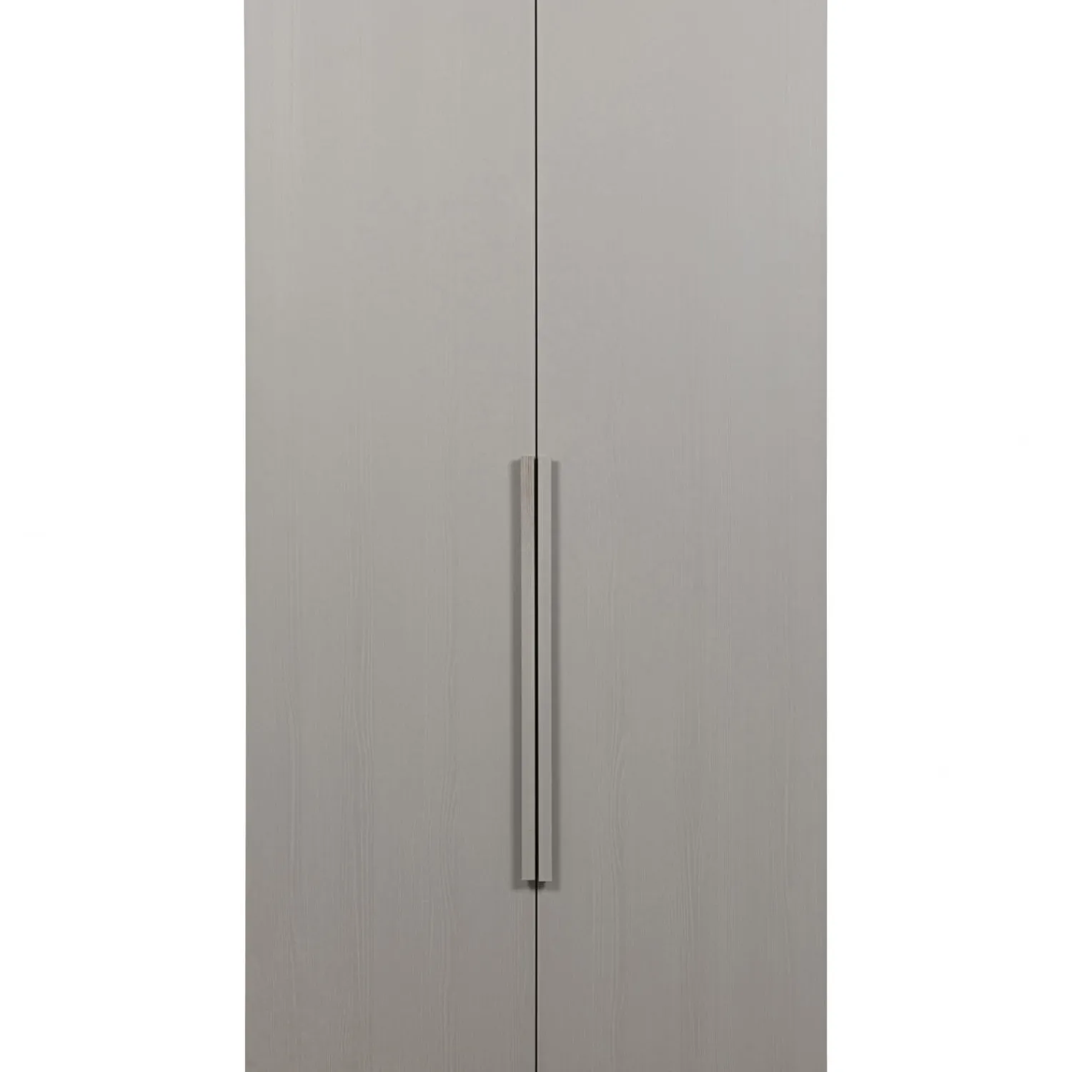 Clearance WOOOD Rens 2-deurs hang/legkast greep lang noten/pebble grey