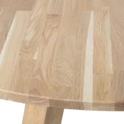 Clearance WOOOD Rhonda XL eettafel ø150 cm eiken naturel Naturel mat