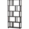 WOOOD Riss boekenkast eikenhout mystic brown 186x90 cm