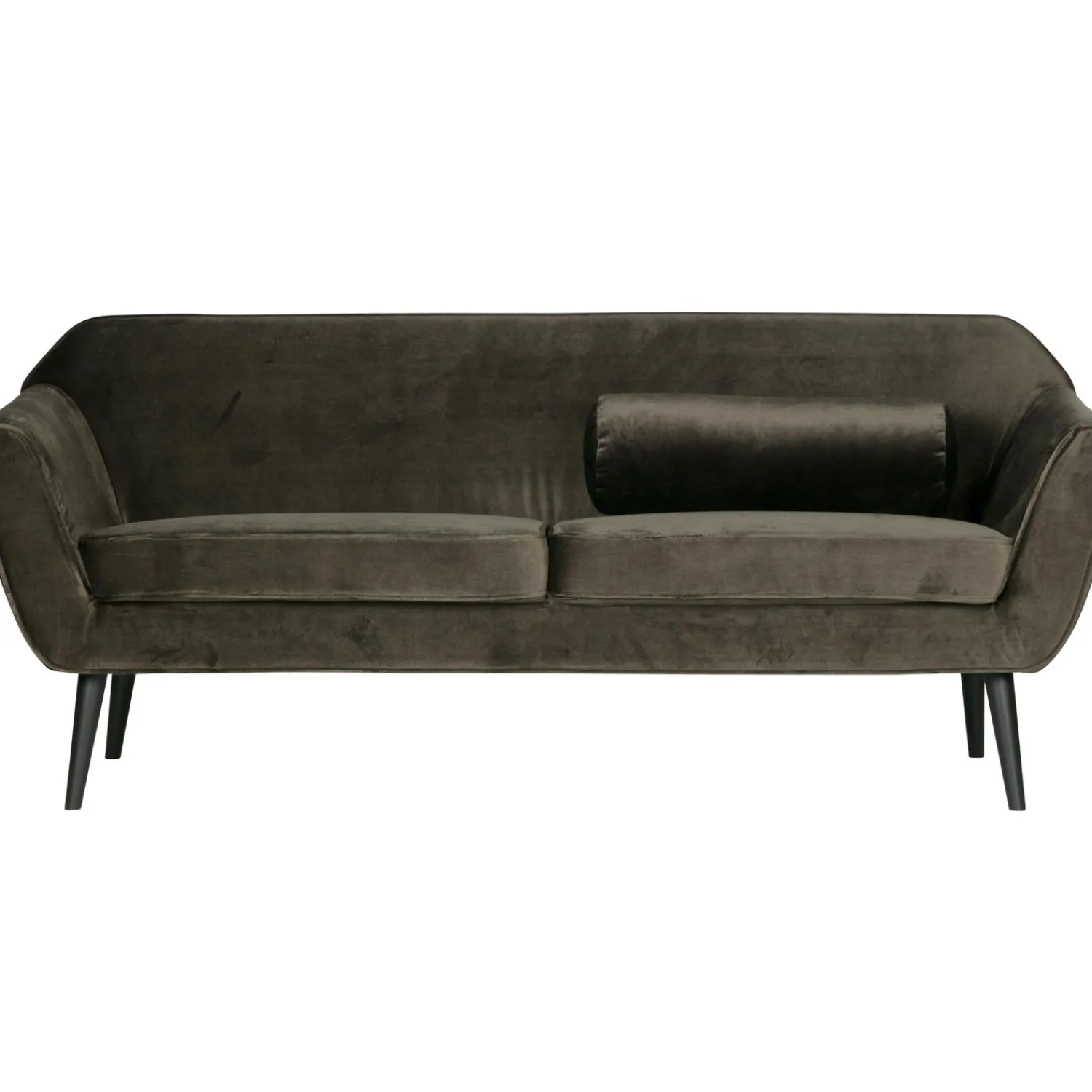 Discount WOOOD Rocco bank 187 cm velvet warm Groen