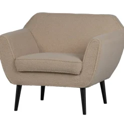 Clearance WOOOD Rocco fauteuil teddy Zand