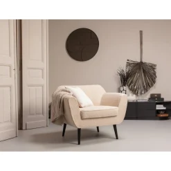 Clearance WOOOD Rocco fauteuil teddy Zand