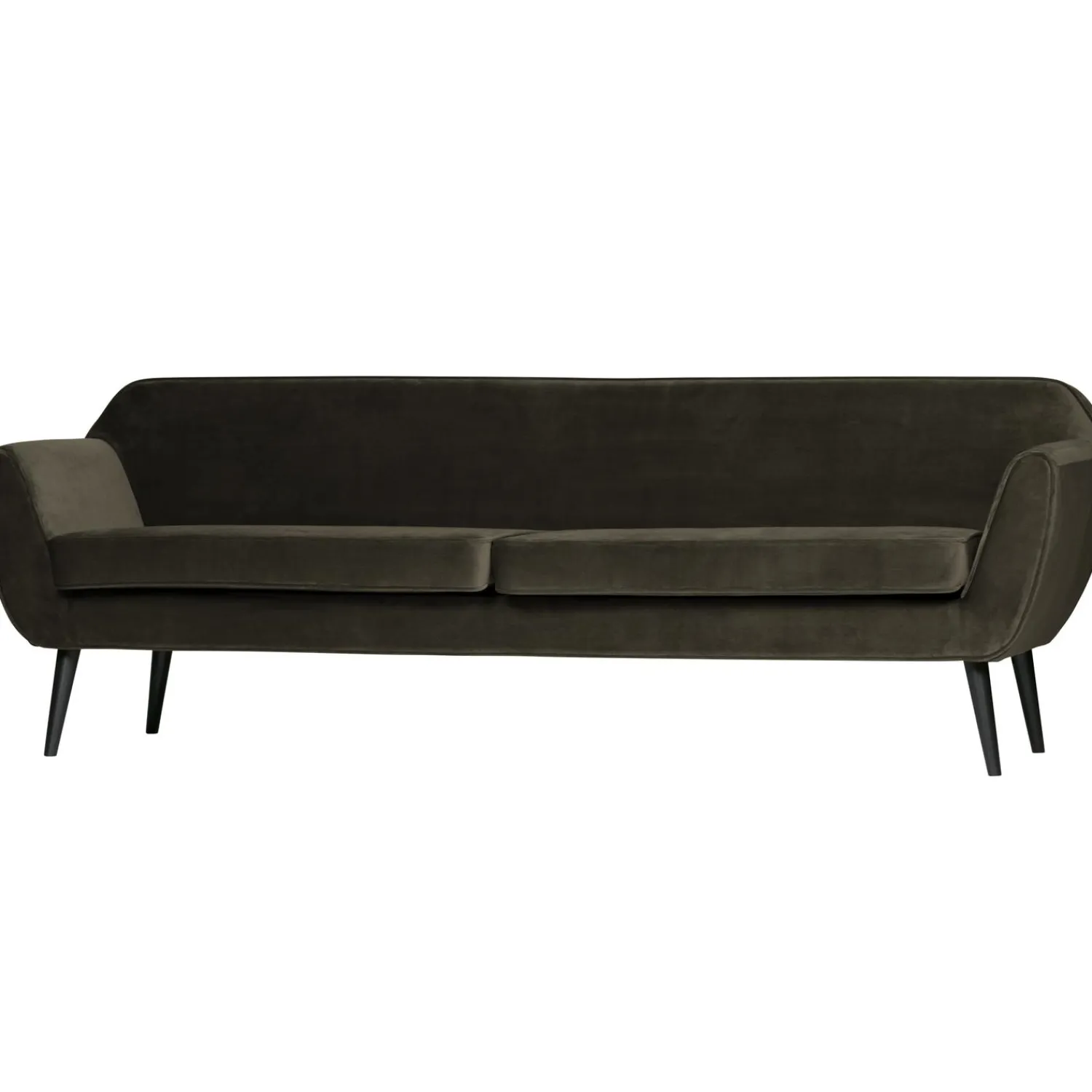 Sale WOOOD Rocco xl bank 230 cm velvet warm Groen