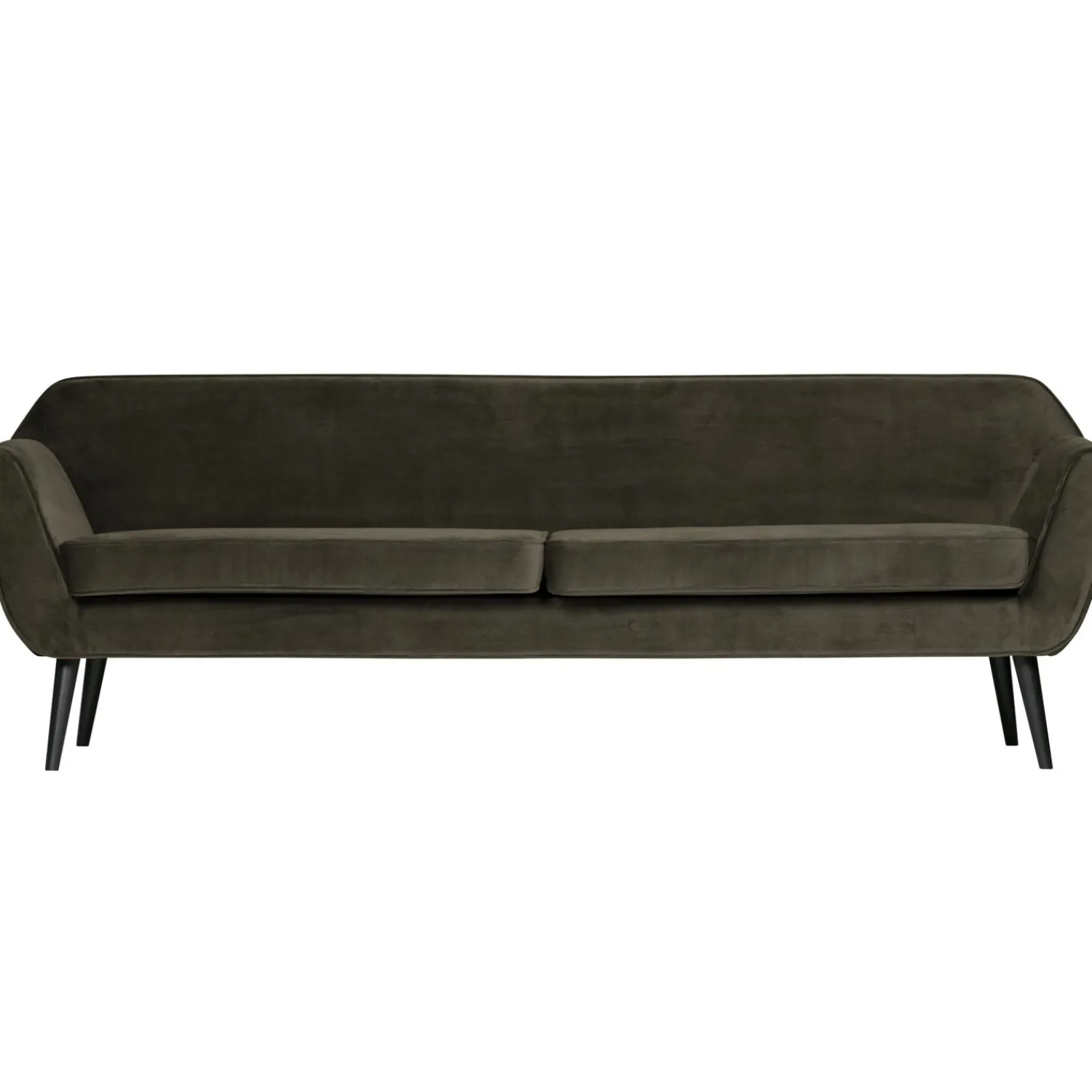 Sale WOOOD Rocco xl bank 230 cm velvet warm Groen
