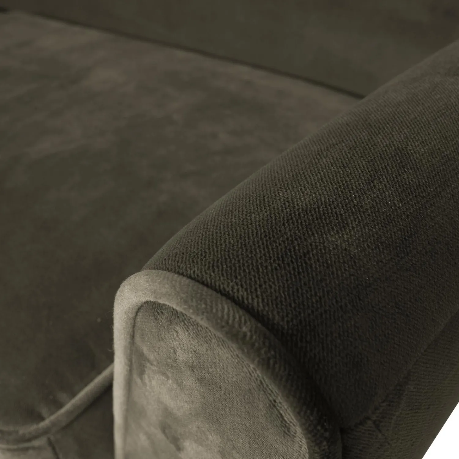Sale WOOOD Rocco xl bank 230 cm velvet warm Groen