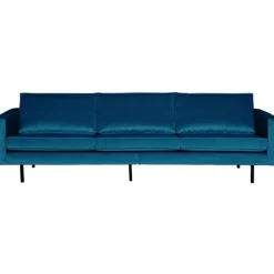 Best WOOOD Rodeo bank 3-zits velvet Blauw