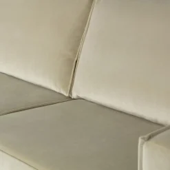 Best WOOOD Rodeo chaise longue links velvet Pistache