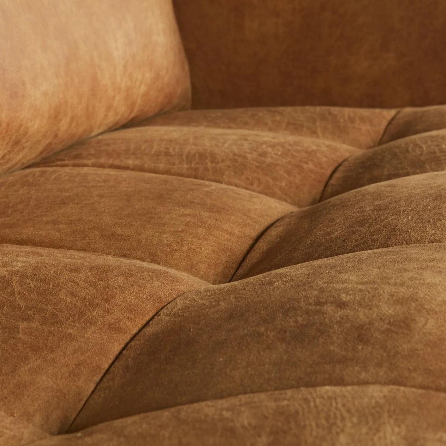 Outlet WOOOD Rodeo classic bank 3-zits ecoleer Cognac