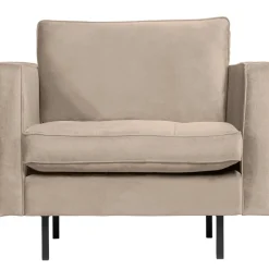 Clearance WOOOD Rodeo classic fauteuil velvet Khaki