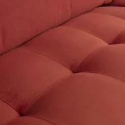New WOOOD Rodeo classic fauteuil velvet kastanje Kastanjebruin
