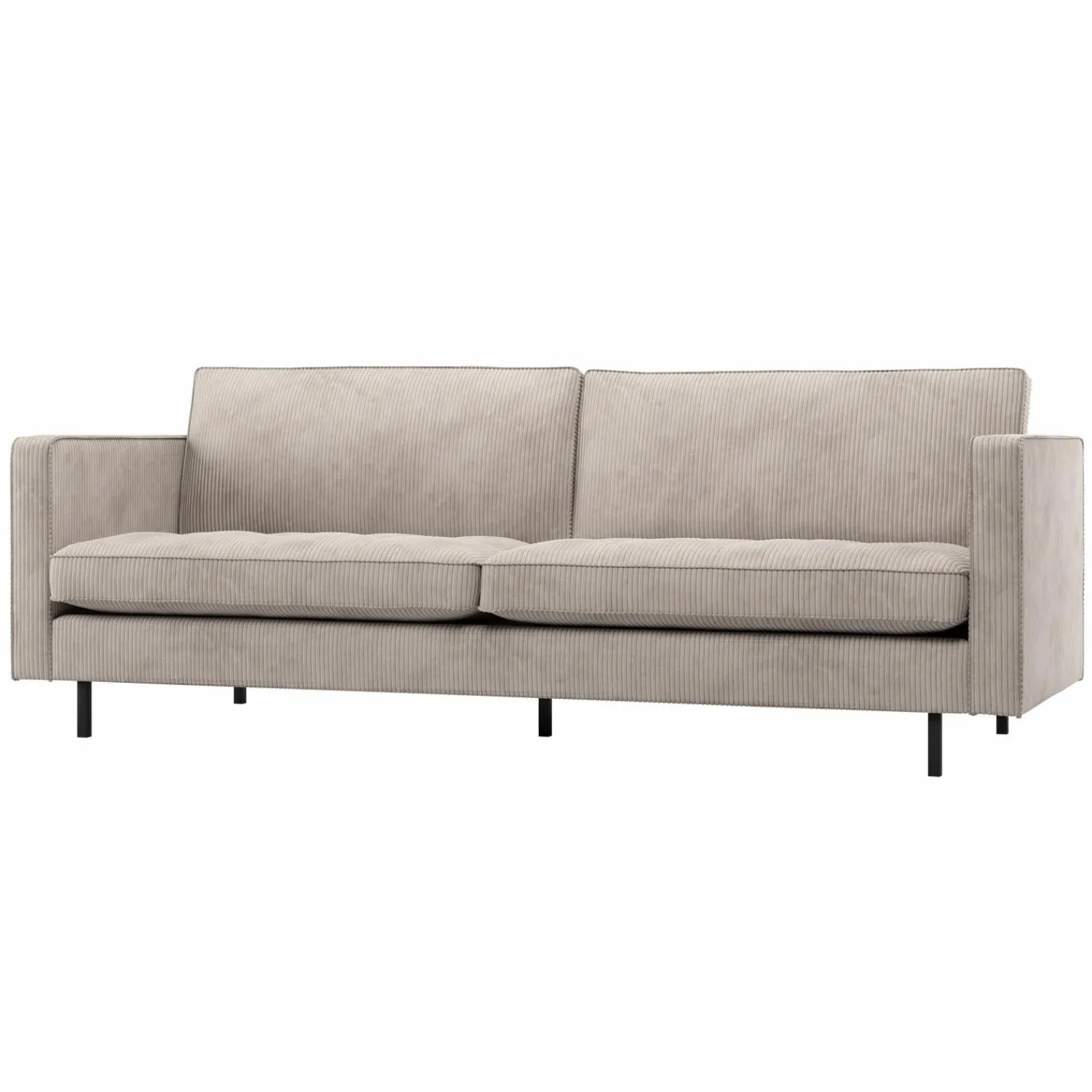 Clearance WOOOD Rodeo classic 2,5-zits bank ribstof Ecru