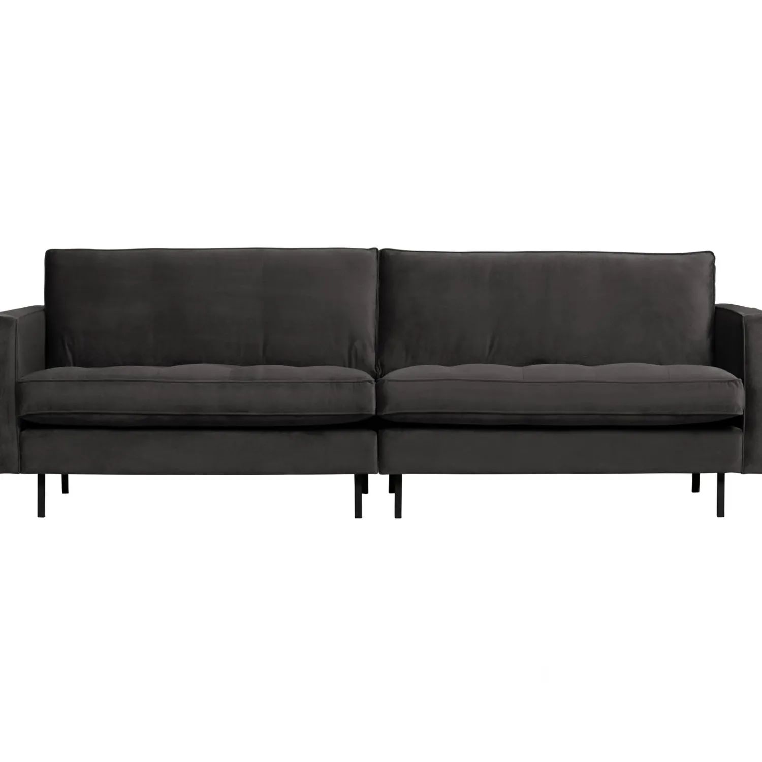 Hot WOOOD Rodeo classic 3-zits bank velvet Antraciet