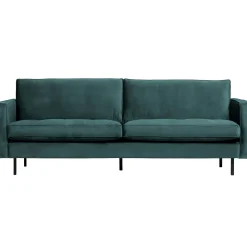 Clearance WOOOD Rodeo classic 2,5-zits bank velvet Groenblauw