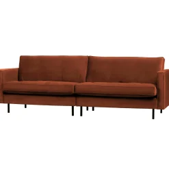 New WOOOD Rodeo classic 3-zits bank velvet Roest