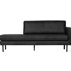 New WOOOD Rodeo daybed rechts ecoleer Zwart