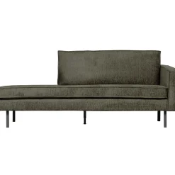Best WOOOD Rodeo daybed rechts structure velvet Frost