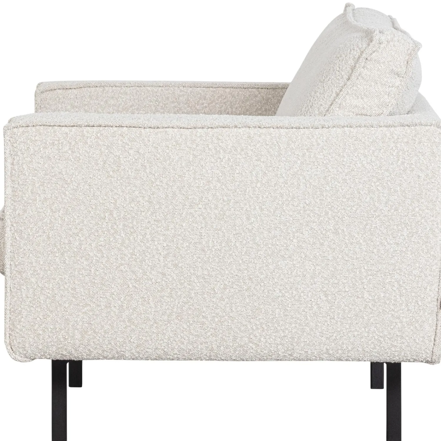 New WOOOD Rodeo fauteuil bouclé Naturel