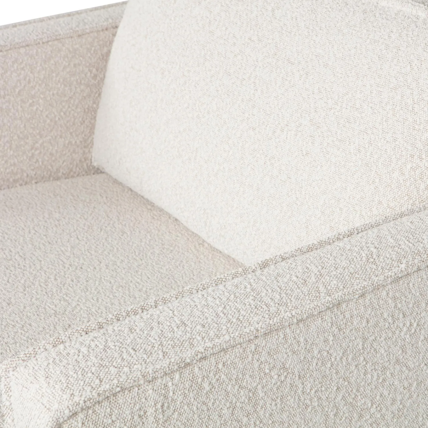 New WOOOD Rodeo fauteuil bouclé Naturel