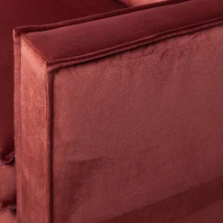 Clearance WOOOD Rodeo fauteuil velvet kastanje Kastanjebruin