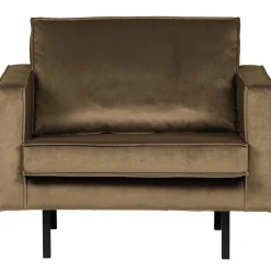 Online WOOOD Rodeo fauteuil velvet Taupe