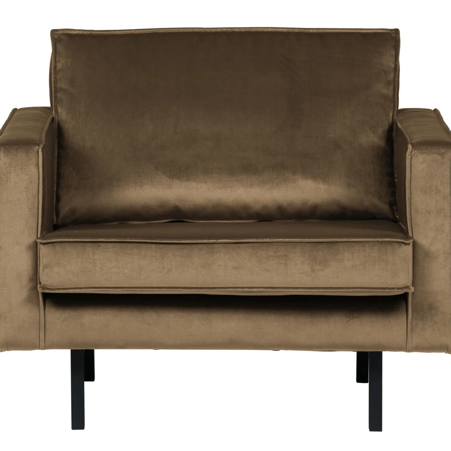 Online WOOOD Rodeo fauteuil velvet Taupe