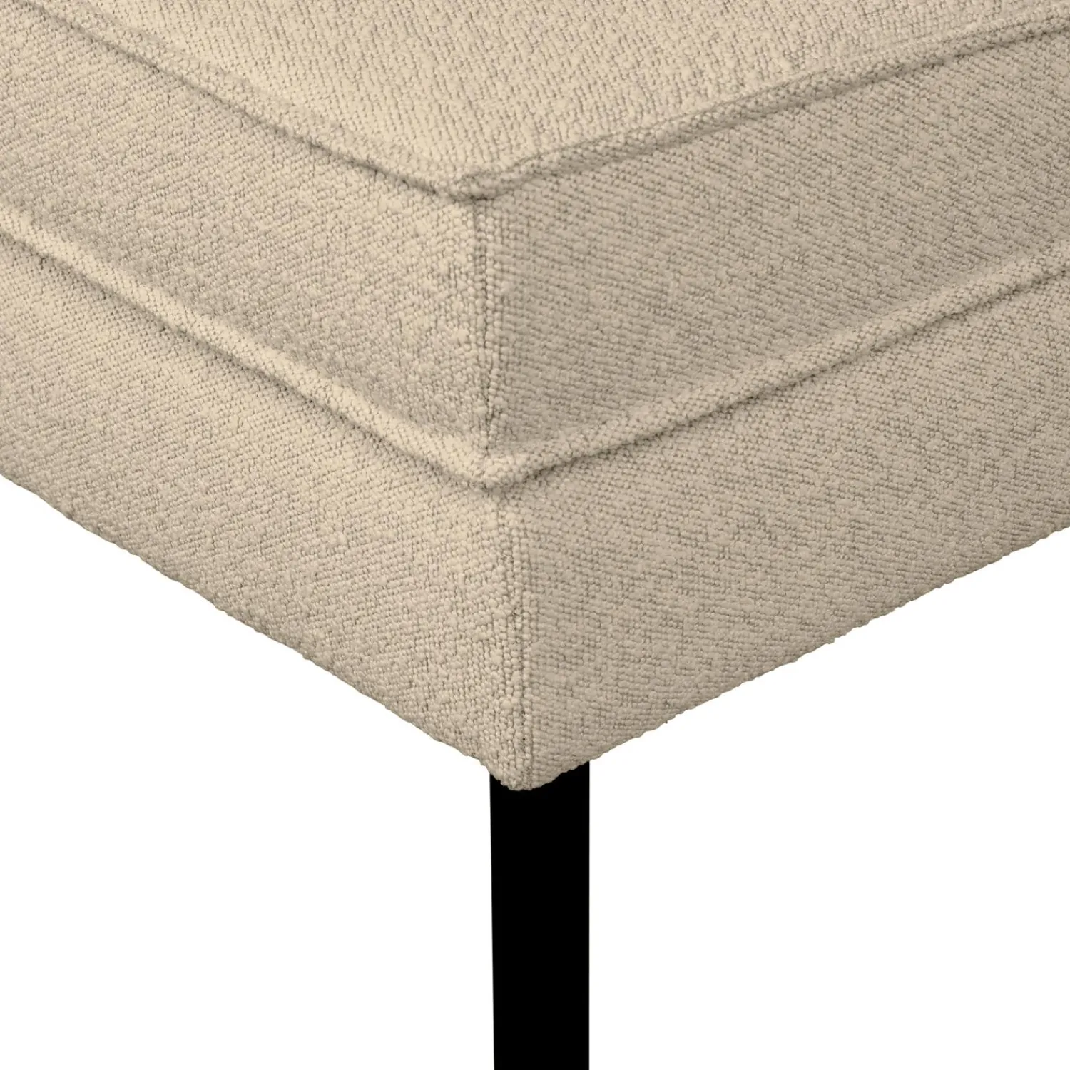 New WOOOD Rodeo hocker op poten bouclé Beige