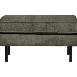 Clearance WOOOD Rodeo hocker op poten structure velvet Frost