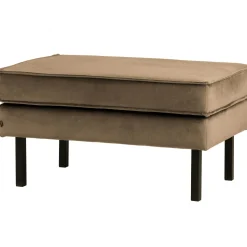 New WOOOD Rodeo hocker op poten velvet Taupe