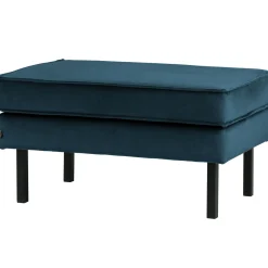 New WOOOD Rodeo hocker op poten velvet Blauw