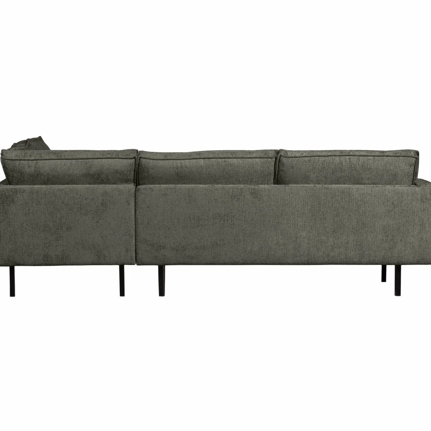 WOOOD Rodeo hoekbank rechts structure velvet Frost