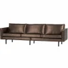 Clearance WOOOD Rodeo 3-zits bank metallic koper bruin