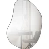Hot WOOOD Romee organische spiegel metaal zwart 100x70 cm