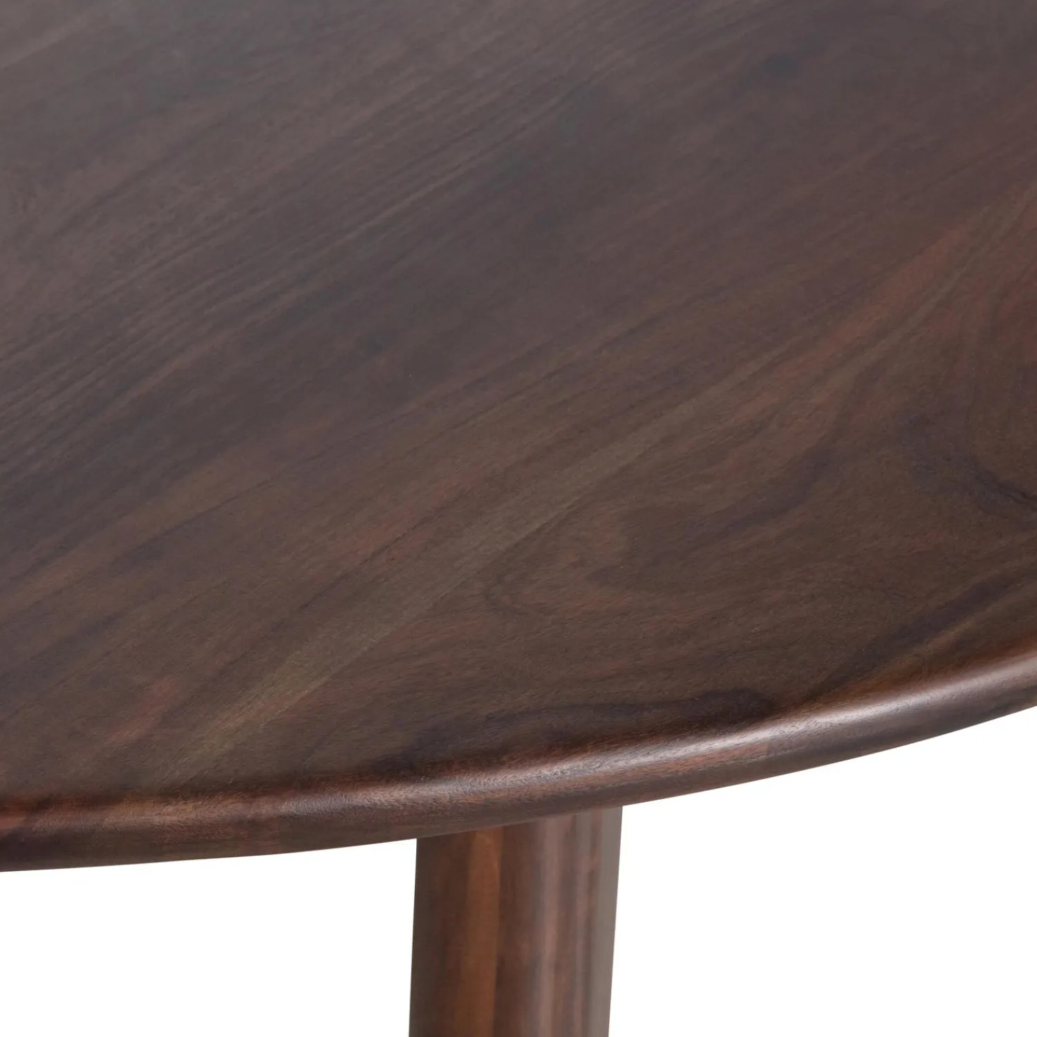 Best WOOOD Roundly eettafel/bureau mango hout walnoot 160x110