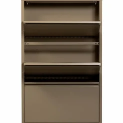 Outlet WOOOD Sabine 3-vaks schoenenkast metaal Zand