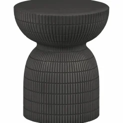 Online WOOOD Samson bijzettafel fiber clay 44xø37 cm Coffee