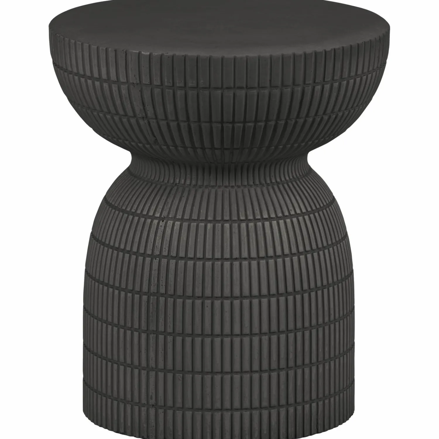Online WOOOD Samson bijzettafel fiber clay 44xø37 cm Coffee