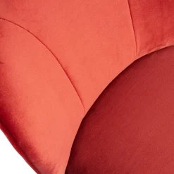 Online WOOOD Sara fauteuil velvet Framboos