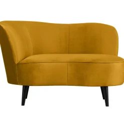 Discount WOOOD Sara lounge fauteuil links velvet Oker