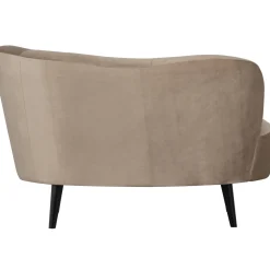 Discount WOOOD Sara lounge fauteuil rechts velvet Khaki