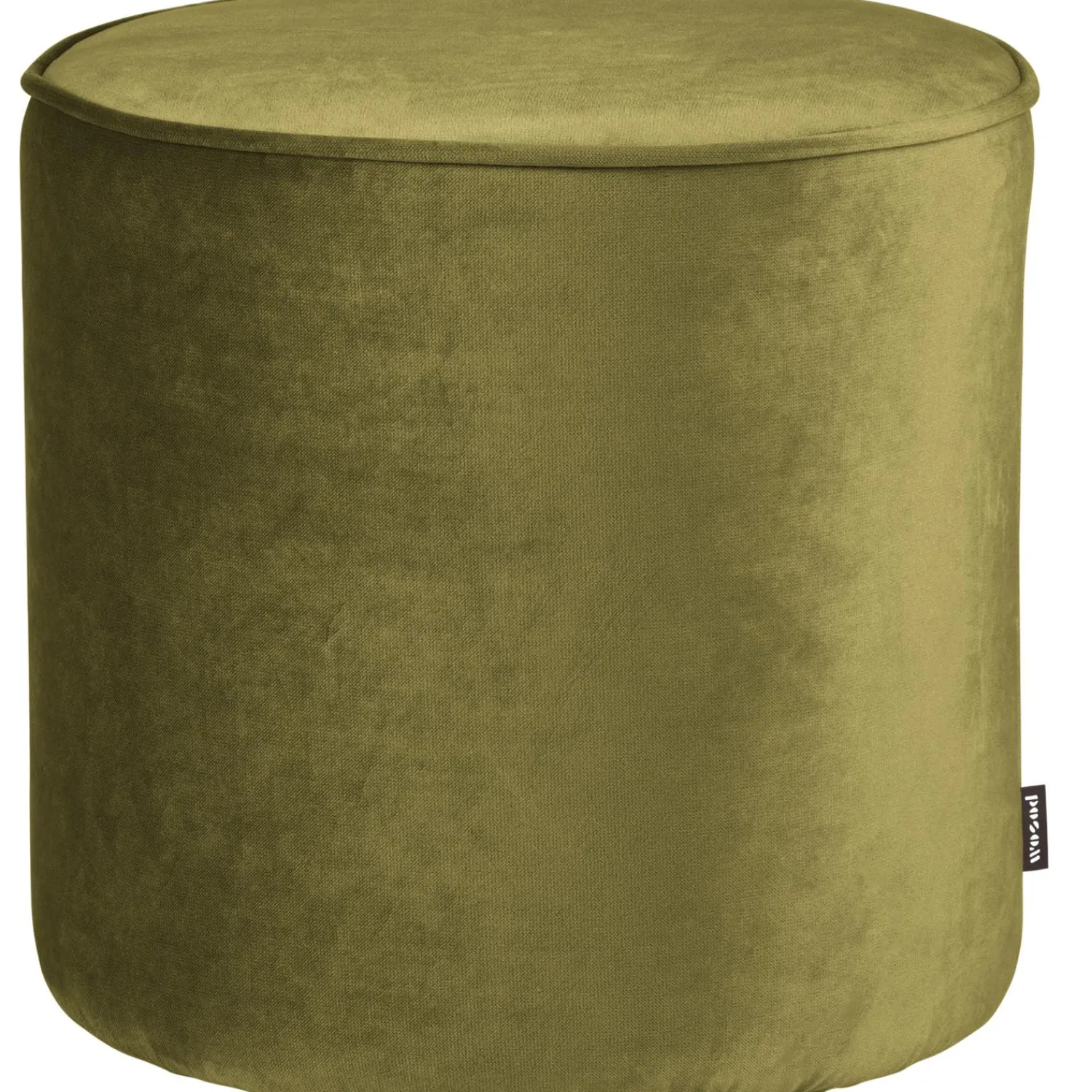 Online WOOOD Sara poef hoog velvet 46xø46 Army