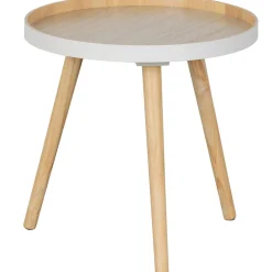 WOOOD Sasha bijzettafel hout ø41 cm