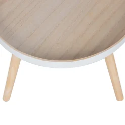 WOOOD Sasha bijzettafel hout ø41 cm