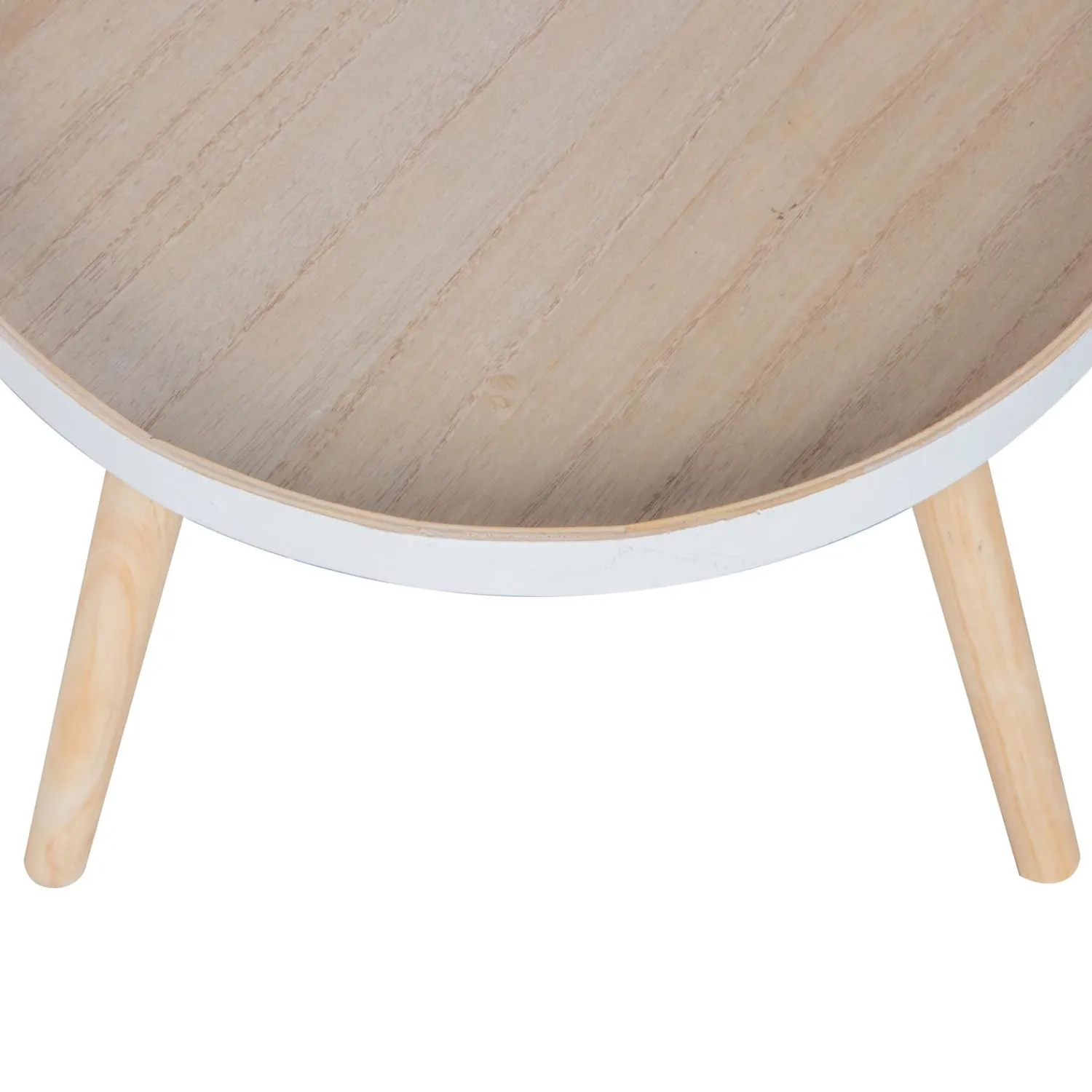 WOOOD Sasha bijzettafel hout ø41 cm